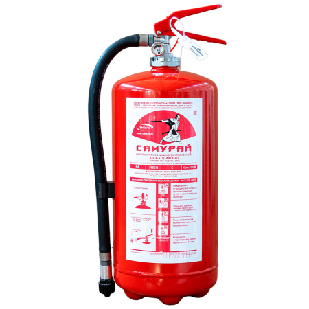 ОВЭ-6-ABCE Самурай огнетушитель воздушно-эмульсионный