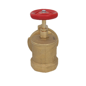 КПАЛ 65 угловой 90° с соединительной головкой 65 мм Клапан пожарный латунный