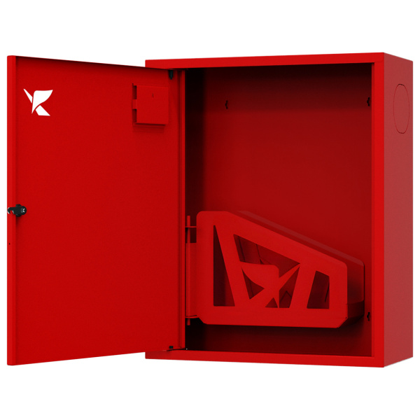 ШП-К-Пульс-310 НЗК левый шкаф пожарный с почтовым замком (навесной, закрытый, красный)