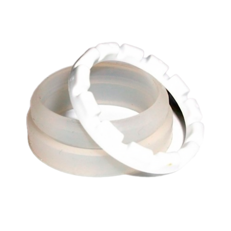 Кольцо пластиковое белое 15 мм