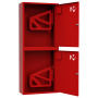 ШП-К-003-21 "Т" НЗК М01 правый шкаф пожарный с почтовыми замками (навесной, закрытый, красный)