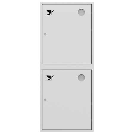 ШП-К-Пульс-320-21 НЗБ правый шкаф пожарный с почтовыми замками (навесной, закрытый, белый)