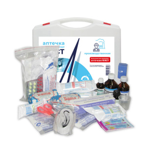 Аптечка производственная на 30 человек ФЭСТ №7.1 (футляр пластмассовый)