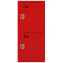 ШП-К-003-21 "Т" ВЗК М01 ЕВРО правый шкаф пожарный с евроручками (встроенный, закрытый, красный)