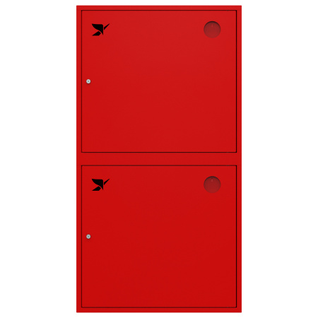 ШП-К-О-Пульс-320-12 НЗК правый шкаф пожарный с почтовыми замками (навесной, закрытый, красный)