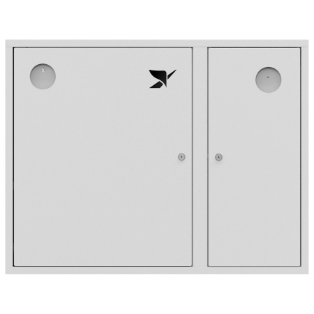 ШП-К-О-Пульс-315 НЗБ левый шкаф пожарный с почтовым замком (навесной, закрытый, белый)