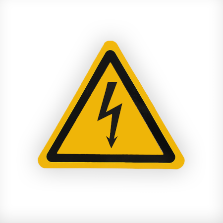 Знак W08 Опасность поражения электрическим током на самоклеящейся не светящейся плёнке, 100х100 НПО ПУЛЬС Знак W08 Опасность поражения электрическим током на самоклеящейся не светящейся плёнке, 100х100 НПО ПУЛЬС