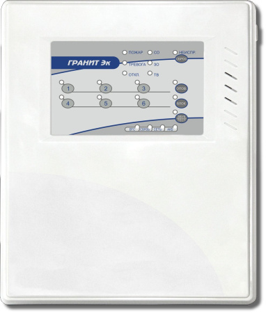Гранит-6 Эк (6 зоны, 4ПЦН,2 эл. ключ) прибор приемно контрольный Гранит-6 Эк (6 зоны, 4ПЦН,2 эл. ключ) прибор приемно контрольный