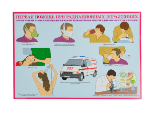 Комплект плакатов 'Первая помощь при чрезвычайных ситуациях' (А3, 10 листов)