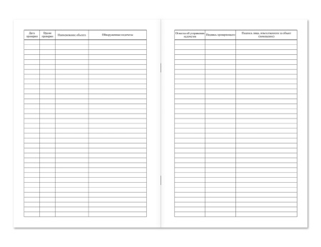 Журнал проверки противопожарного состояния помещений перед их закрытием НПО Пульс Журнал проверки противопожарного состояния помещений перед их закрытием НПО Пульс