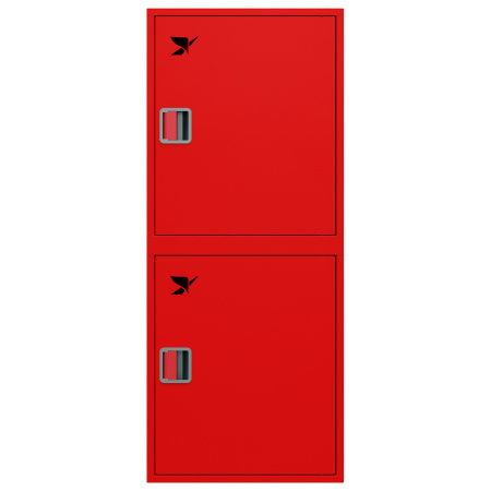 ШП-К-О-Пульс-320 НЗК ЕВРО правый шкаф пожарный с евроручкой (навесной, закрытый, красный)