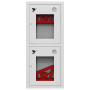 ШП-К-Пульс-320-21 ВОБ правый шкаф пожарный с почтовыми замками (встроенный, открытый, белый)
