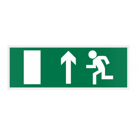 Люкс-12Д «Направление к эвакуационному выходу прямо» оповещатель световой двустороннего исполнения зеленый