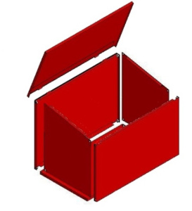 Ящик для песка сборно-разборный (1 м3)