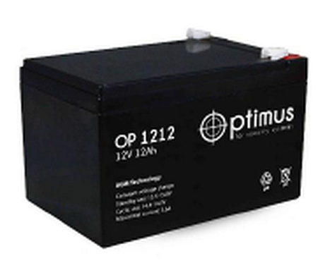 Optimus OP 1212 (12В 12Ач) 151х98х101 мм Аккумуляторная батарея