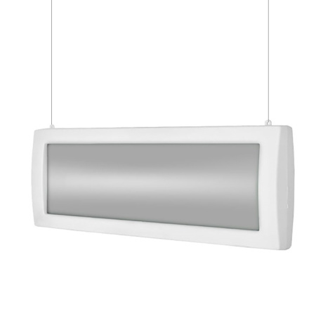 М-2-12 (Молния-2-12) ОСНОВА для сменных табло двухстороннее испол. с петлями для потолоч. крепление 12В