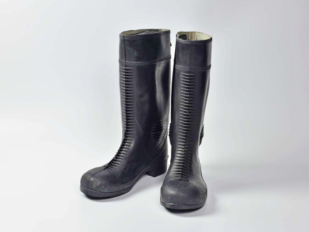 Сапоги пожарного резиновые (с вкладным чулком) р.45