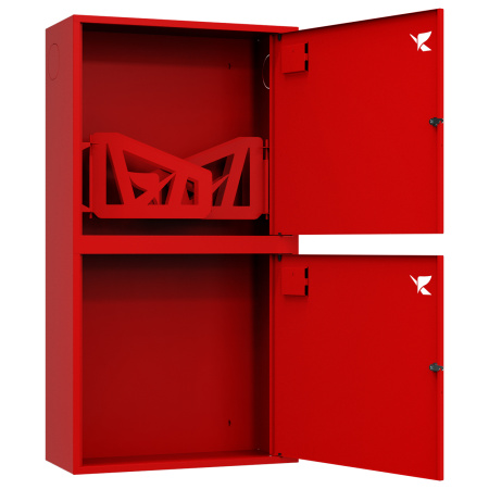 ШП-К-О-Пульс-320-12 НЗК правый шкаф пожарный с почтовыми замками (навесной, закрытый, красный)