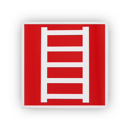 Знак F03 Пожарная лестница на самоклеящейся не светящейся плёнке, 200х200 НПО ПУЛЬС Знак F03 Пожарная лестница на самоклеящейся не светящейся плёнке, 200х200 НПО ПУЛЬС